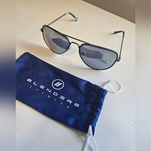 Blenders Eyewear Blue Aviator Sunglasses